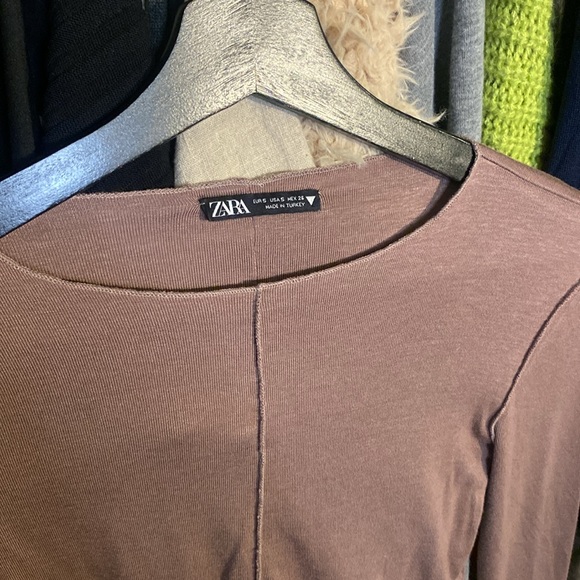 Zara Crop Top Blouses Size Small - Picture 2 of 2